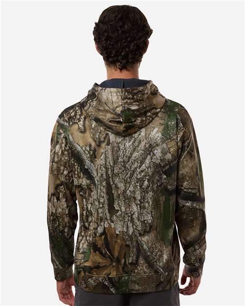 Unisex Realtree® Performance Hooded Sweatshirt – On Model – Back