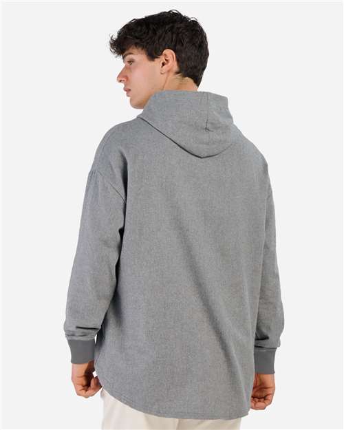 Unisex Flannel Hooded Pullover