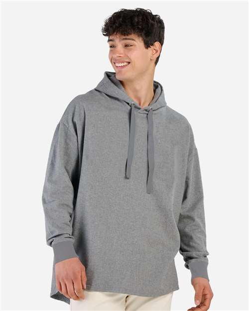 Unisex Flannel Hooded Pullover-Boxercraft