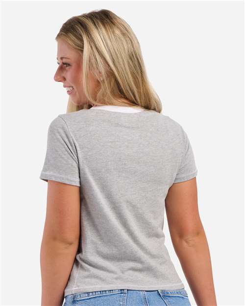 Women's Contrast Stitch Baby Tee