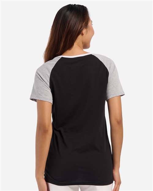 Women's Colorblocked V-Neck T-Shirt
