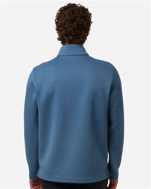 Men's Pebble Quarter-Zip Pullover – On Model – Back