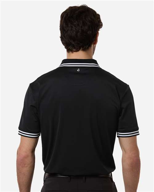 Men's Thatcher Tipped Polo – On Model – Back