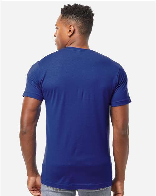 Unisex Fine Jersey T-Shirt – On Model – Back