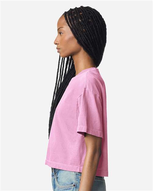 Women's Garment-Dyed Heavyweight Cropped Tee