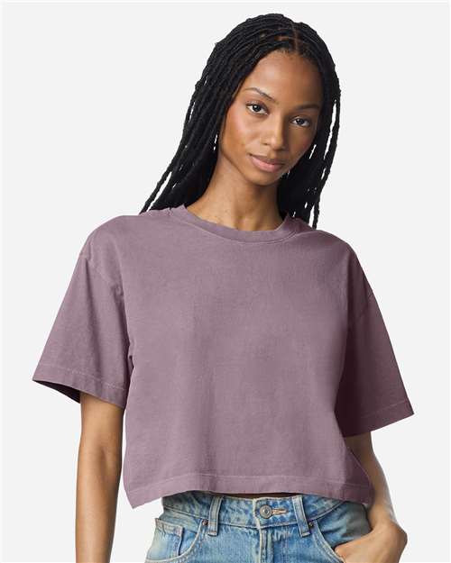 Women's Garment-Dyed Heavyweight Cropped Tee