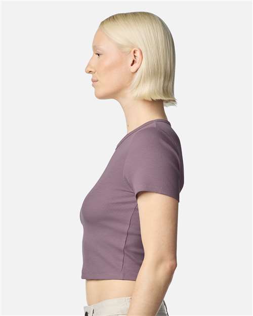 Women's Baby Rib Cropped Tee