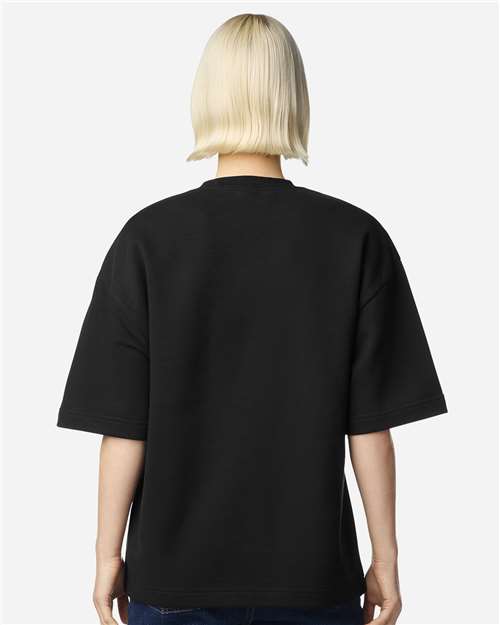 Unisex French Terry Ex Crew – On Model – Back