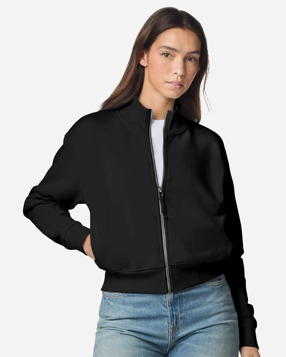 American Apparel FTJ00 Women's French Terry Full-Zip Jacket | S&S