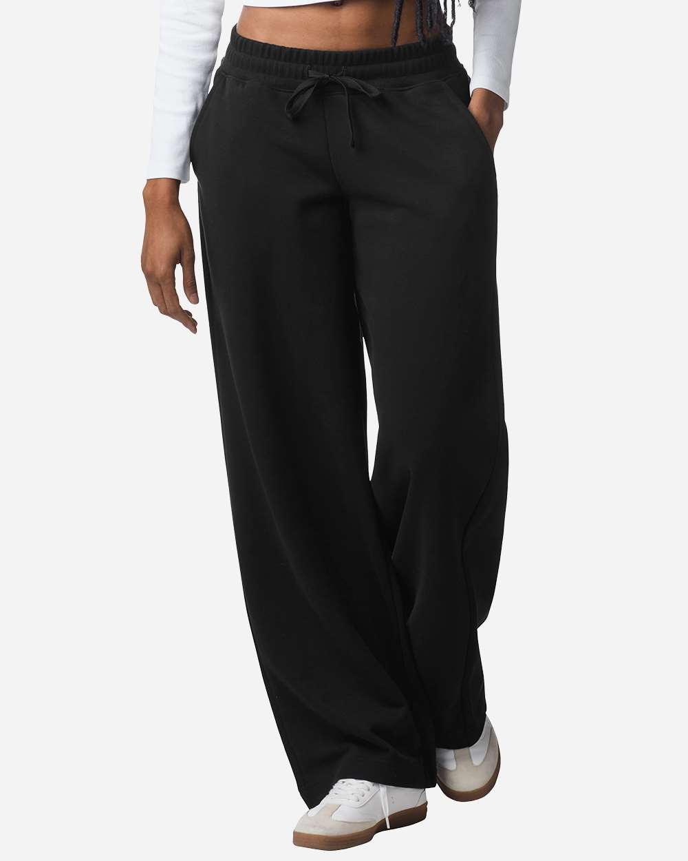 American Apparel FTP00 Women's French Terry Wide Leg Pants | S&S