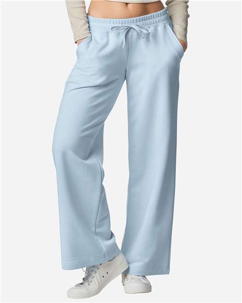 Women's French Terry Wide Leg Pants