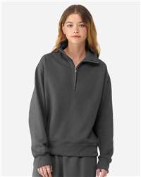 BELLA + CANVAS BELLA + CANVAS Unisex 10 oz Quarter-Zip Pullover Sweatshirt, view 2