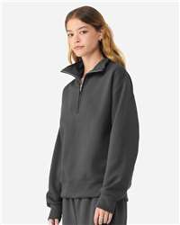 BELLA + CANVAS BELLA + CANVAS Unisex 10 oz Quarter-Zip Pullover Sweatshirt, view 3