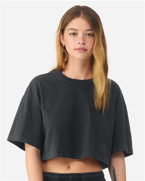 Women's Garment-Dyed Cropped Tee