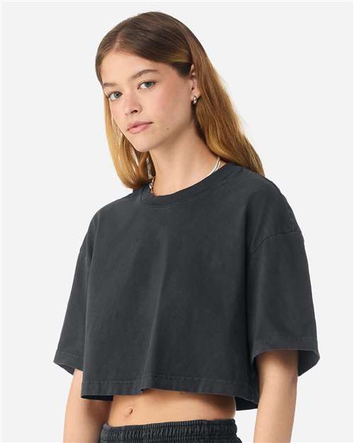 Women's Garment-Dyed Cropped Tee