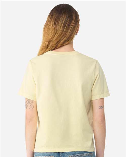 Women's Garment-Dyed Tee – On Model – Back