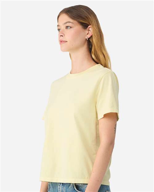 Women's Garment-Dyed Tee – On Model – Side