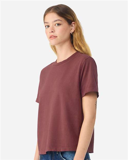 Women's Garment-Dyed Tee – On Model – Side