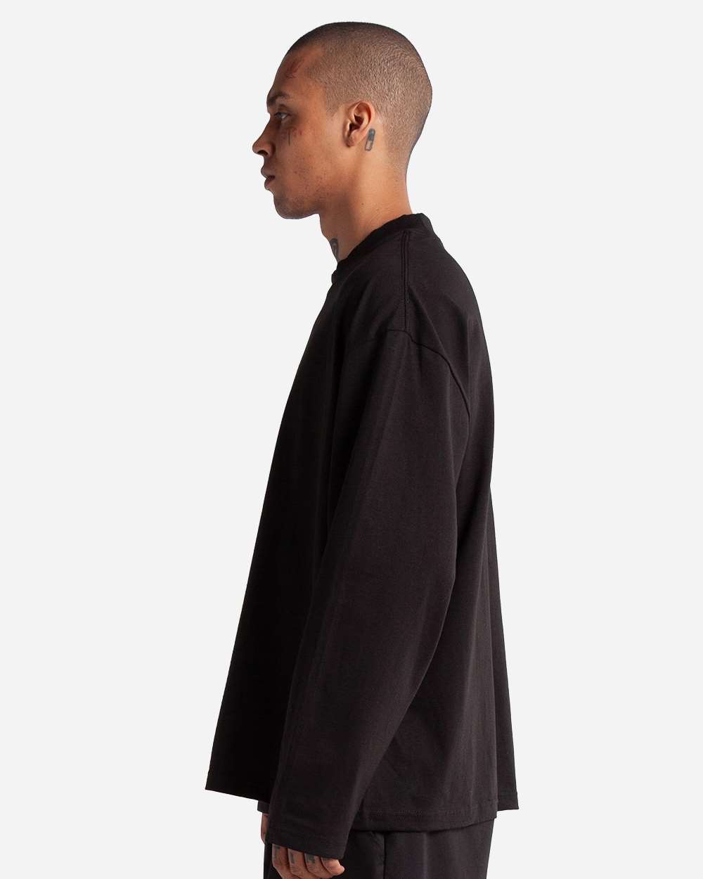 🔥 Shaka Wear Men's Max Heavyweight Oversized Long Sleeve T-Shirt Up To 2XL MOL