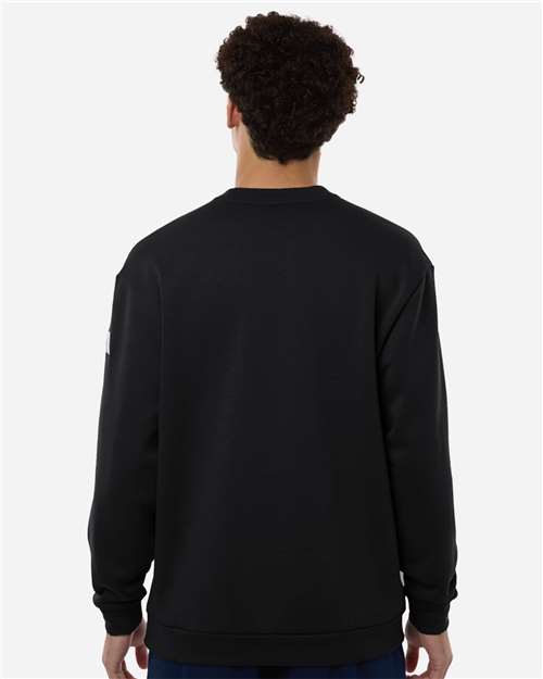 Men's Fleece Crewneck Sweatshirt – On Model – Back