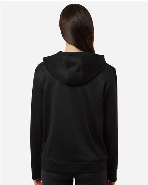 Women's Game & Go Fleece Full-Zip Hooded Sweatshirt – On Model – Back