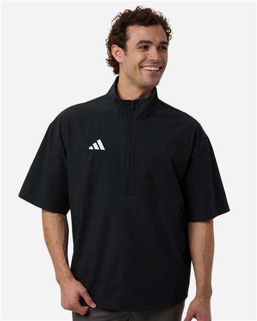 Men's Short Sleeve Quarter-Zip Pullover