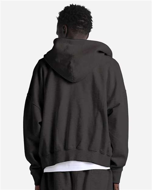 Unisex Garment-Dyed Cropped Full-Zip Hooded Sweatshirt