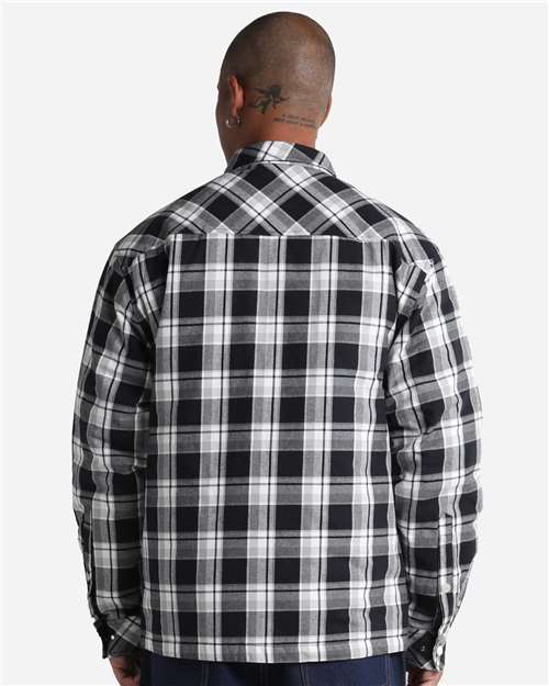 Unisex Plaid Jacket 2.0 – On Model – Back