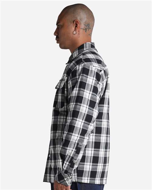 Unisex Plaid Jacket 2.0 – On Model – Side