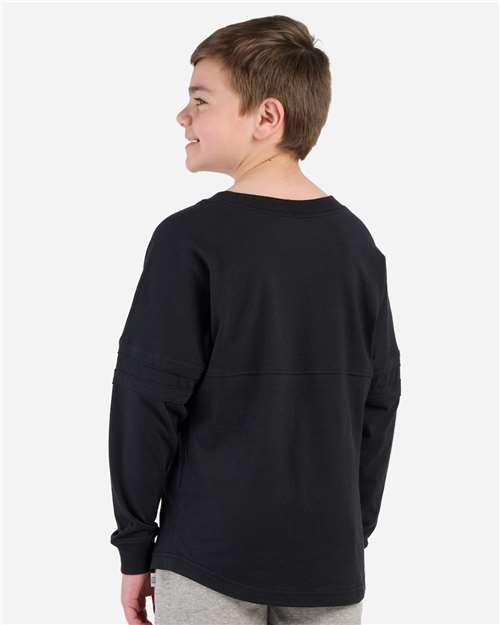 Youth Pom Pom Jersey – On Model – Back