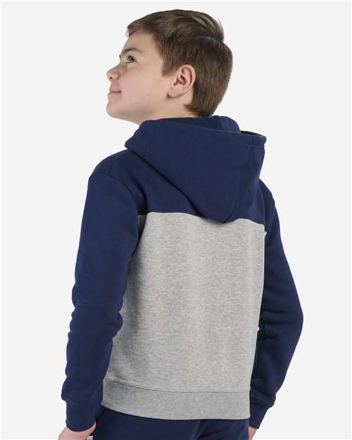 Youth Colorblocked Hooded Sweatshirt