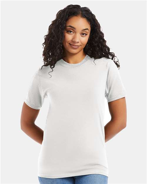 Hanes 5180 Unisex Beefy-T® T-Shirt Model Shot