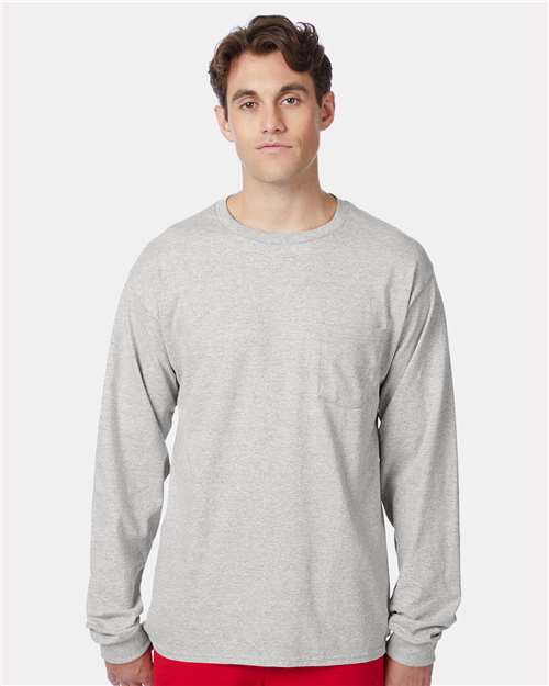 Men's Authentic Long Sleeve Pocket T-Shirt