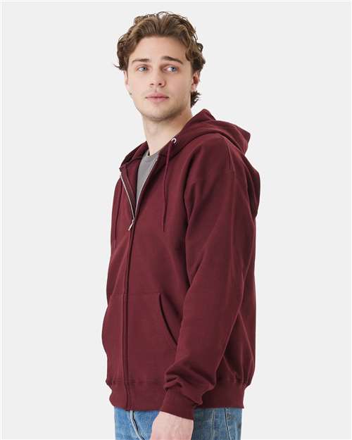 Unisex Ultimate Cotton® Full-Zip Hooded Sweatshirt