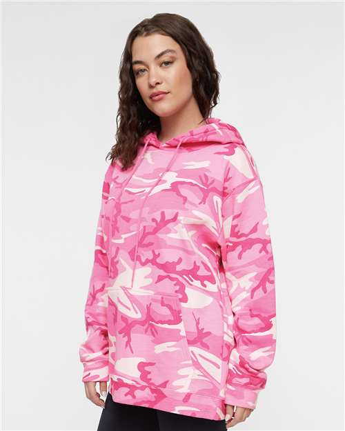 Unisex Camo Fleece Hoodie Sweatshirt