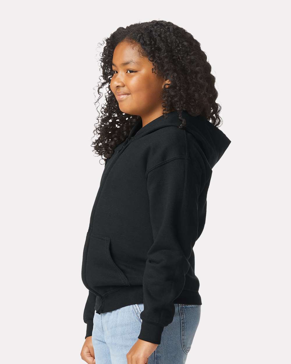 18600B - Gildan Youth Heavy Blend Full-Zip Hooded Sweatshirt