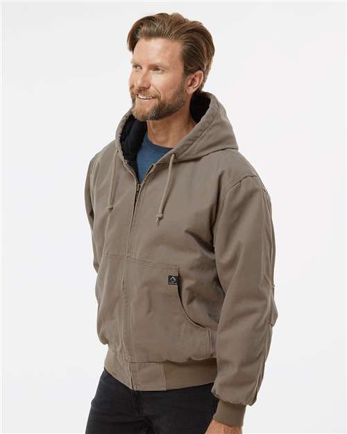 Men's Cheyenne Boulder Cloth™ Hooded Jacket with Tricot Quilt Lining