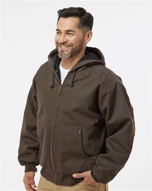 Men's Tall Cheyenne Boulder Cloth™ Hooded Jacket with Tricot Quilt Lining