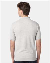 Hanes Hanes Unisex EcoSmart® Jersey Polo, view 6