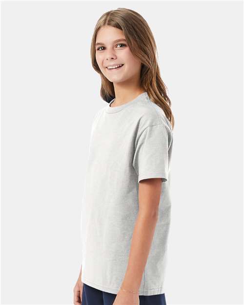 Youth Authentic T-Shirt – On Model – Side