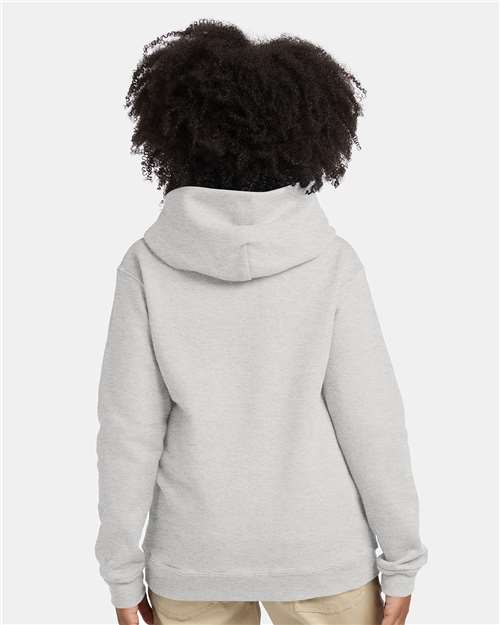 Youth EcoSmart® Hooded Sweatshirt – On Model – Back