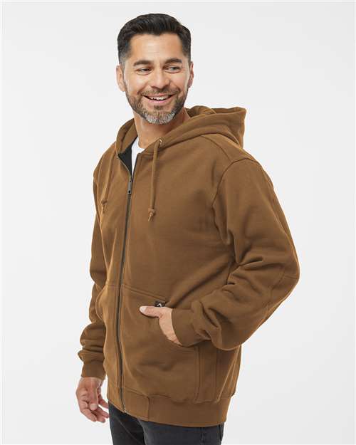 Men's Crossfire Heavyweight Power Fleece Hooded Jacket with Thermal Lining