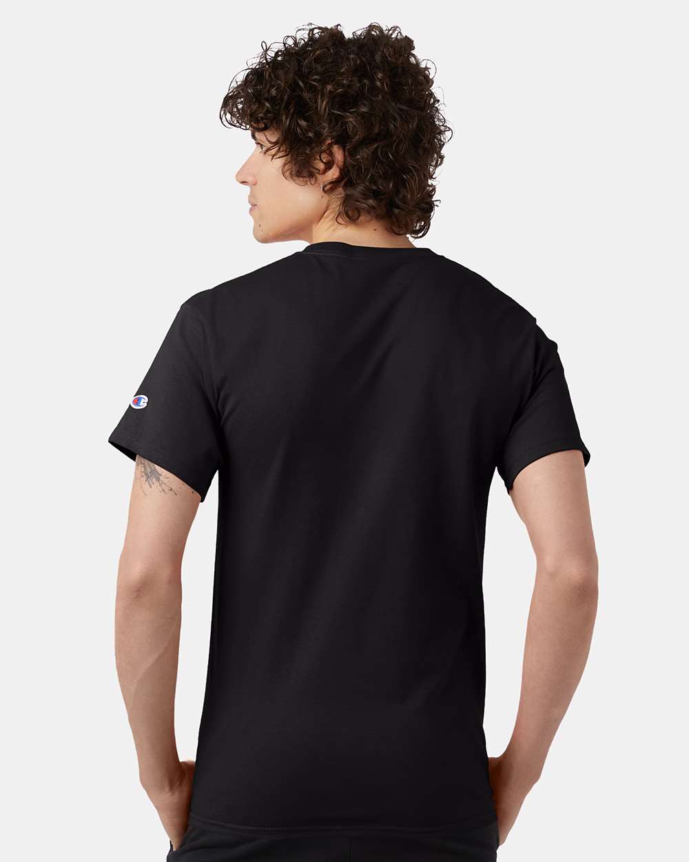 🔥 Champion Men's Classic T-Shirt Short Sleeve Cotton Crewneck Up To 4XL T425 - Picture 18 of 155