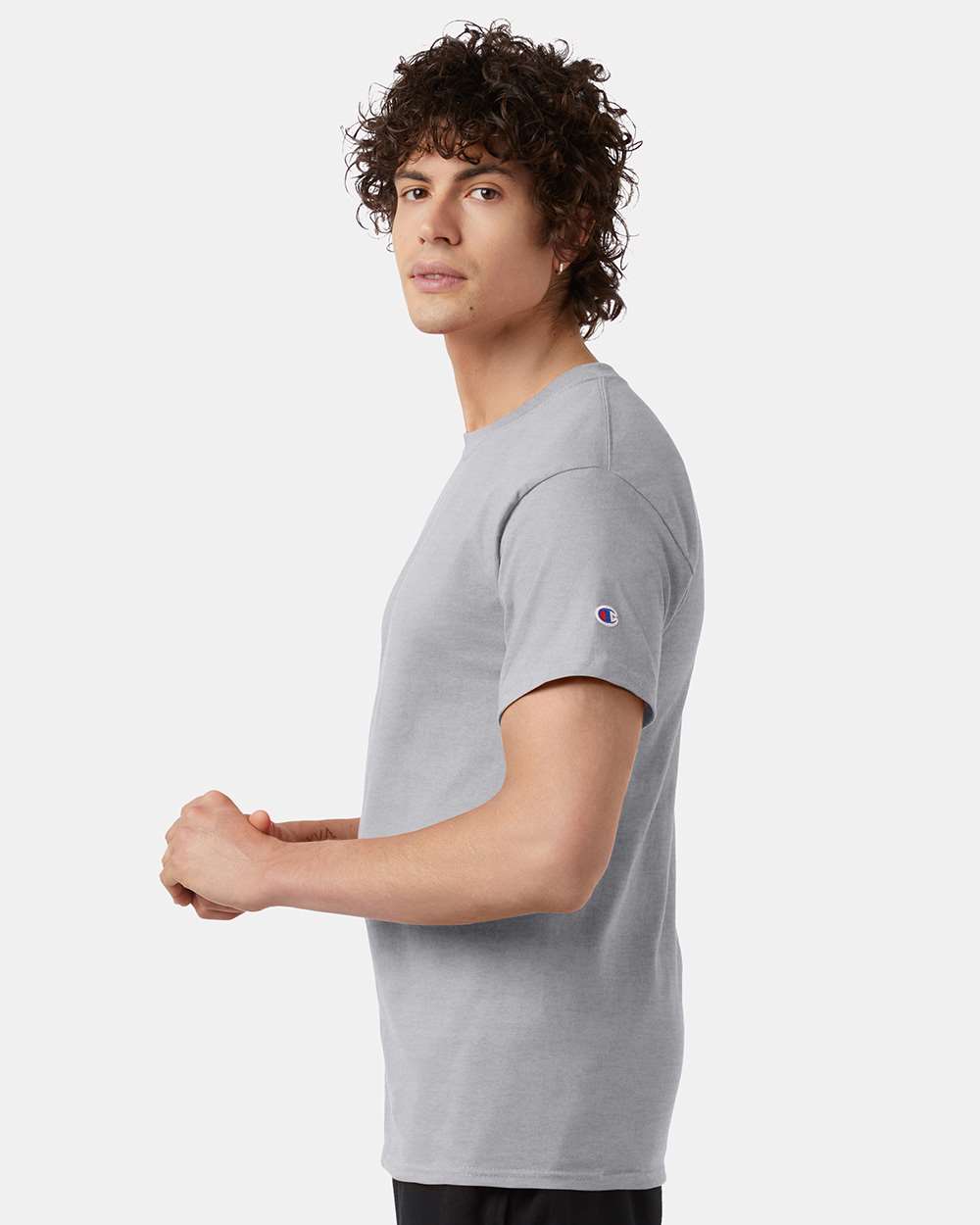 🔥 Champion Men's Classic T-Shirt Short Sleeve Cotton Crewneck Up To 4XL T425 - Picture 79 of 155