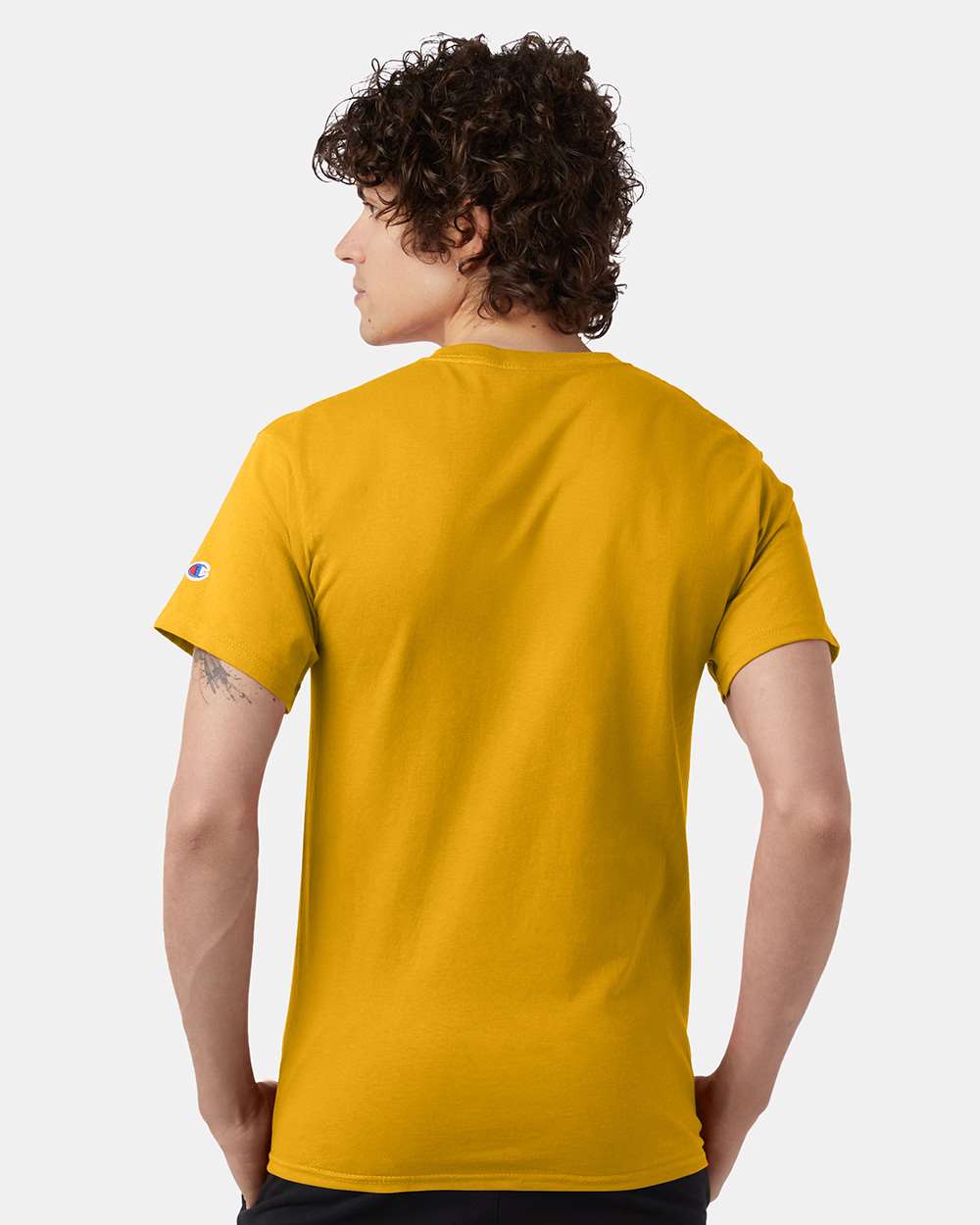 🔥 Champion Men's Classic T-Shirt Short Sleeve Cotton Crewneck Up To 4XL T425 - Picture 61 of 155
