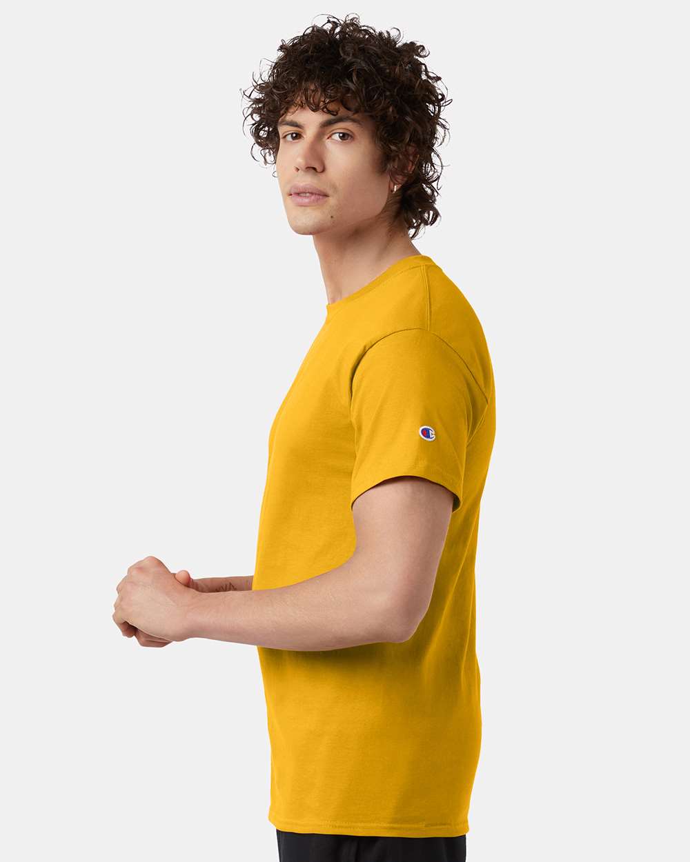 🔥 Champion Men's Classic T-Shirt Short Sleeve Cotton Crewneck Up To 4XL T425 - Picture 56 of 155