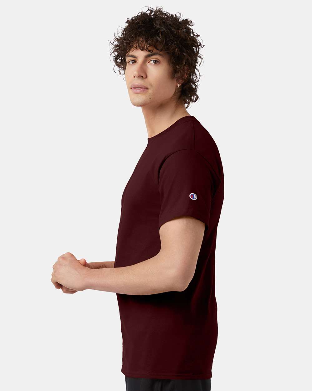 🔥 Champion Men's Classic T-Shirt Short Sleeve Cotton Crewneck Up To 4XL T425 - Picture 85 of 155