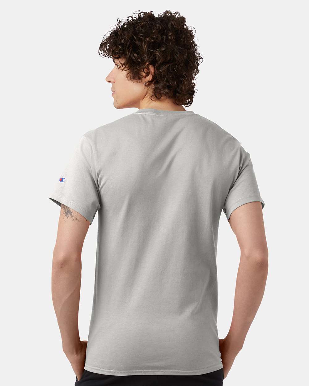 🔥 Champion Men's Classic T-Shirt Short Sleeve Cotton Crewneck Up To 4XL T425 - Picture 7 of 155