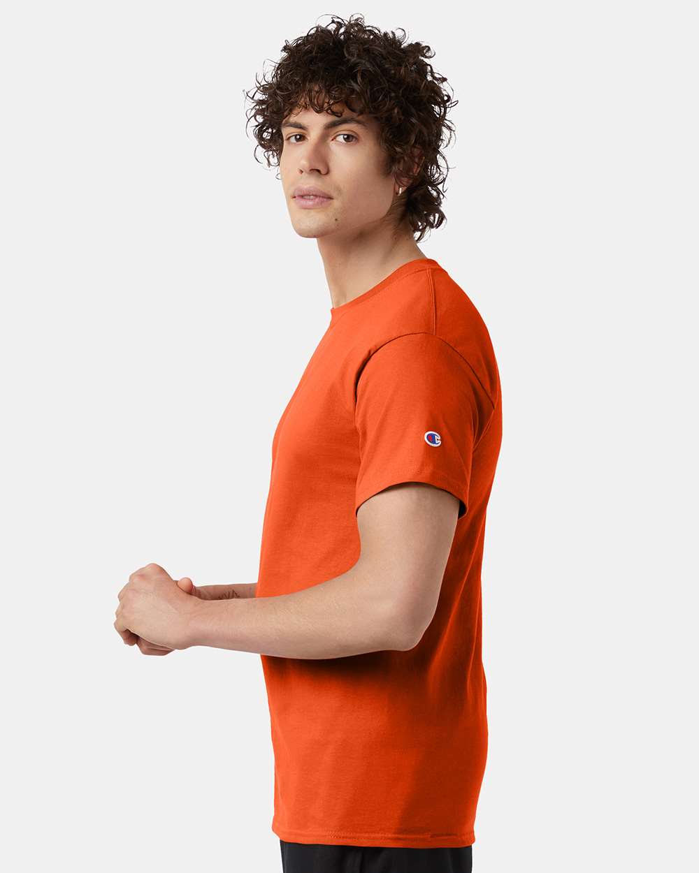 🔥 Champion Men's Classic T-Shirt Short Sleeve Cotton Crewneck Up To 4XL T425 - Picture 103 of 155