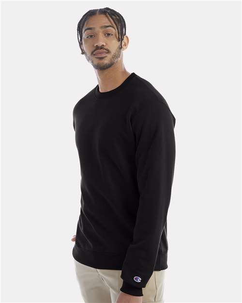 Unisex Powerblend® Crewneck Sweatshirt – On Model – Side